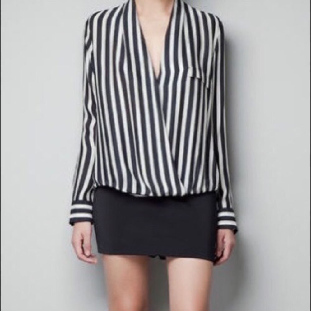 stripe blouse